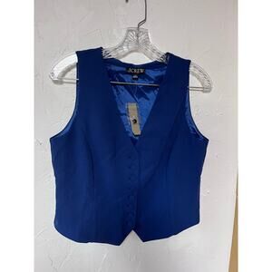 J. Crew Navy Vest‎ Sz 6